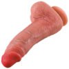 HJ08-8.66Inch Dual-Density Suction Dildo