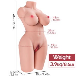 HJ20-3-in-1 Realistic Torso Stroker