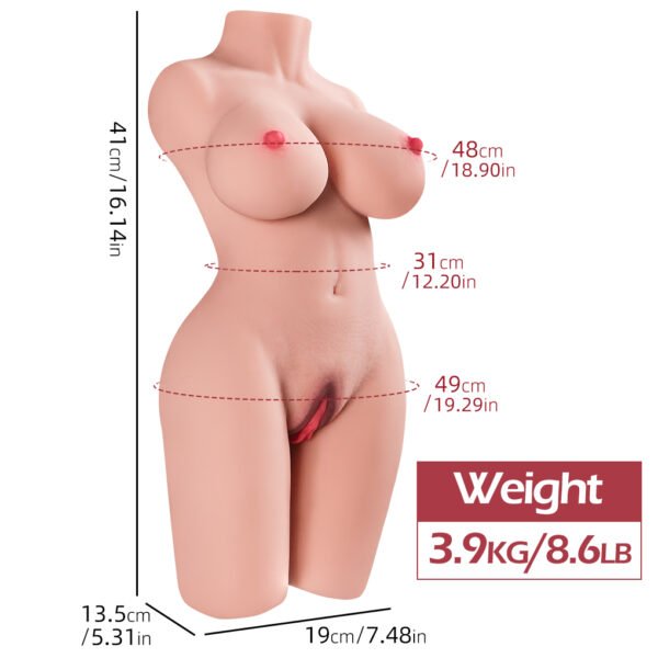 HJ20-3-in-1 Realistic Torso Stroker