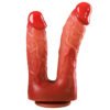 HJ11-8.46-Inch Double-Ended Suction Dildo