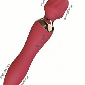 HJ41-2-in-1 Rechargeable Wand Massager