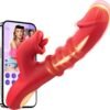 HJ38-4-in-1 App-Controlled Thrusting Rose Vibrator