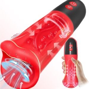 HJ39-4-in-1 Squeezable Suction Stroker