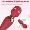 HJ41-2-in-1 Rechargeable Wand Massager