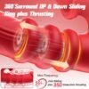 HJ38-4-in-1 App-Controlled Thrusting Rose Vibrator