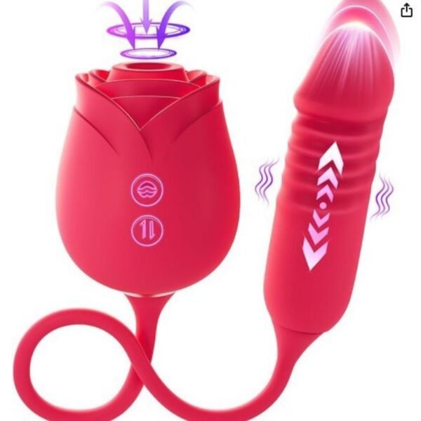 HJ37-Rose Thrusting & Suction Vibrator
