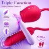 HJ37-Rose Thrusting & Suction Vibrator