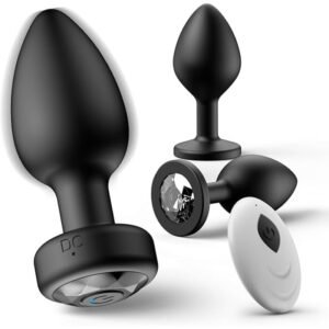 HJ46-Wireless Remote Vibrating Anal Plug