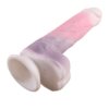 HJ05-Remote Control Realistic Vibrating Dildo-pink